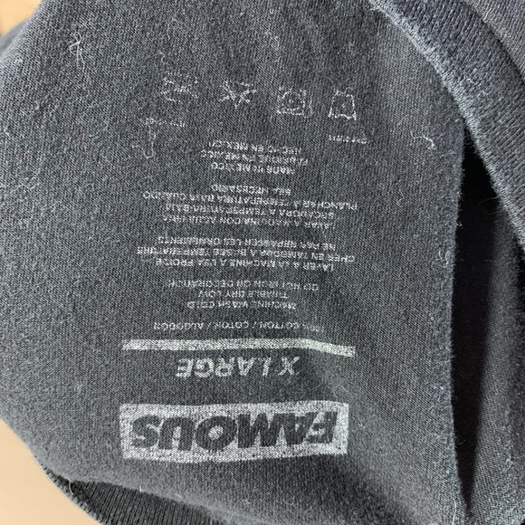 5/$25 Famous Black Shirt - Picture 4 of 4